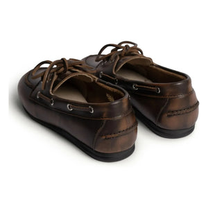 Posa - Leather Boat Shoes | Brown