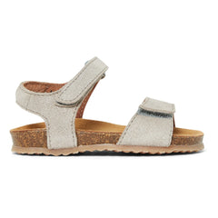 Pèpè - Two Con Me - Velcro Sandals | Silver