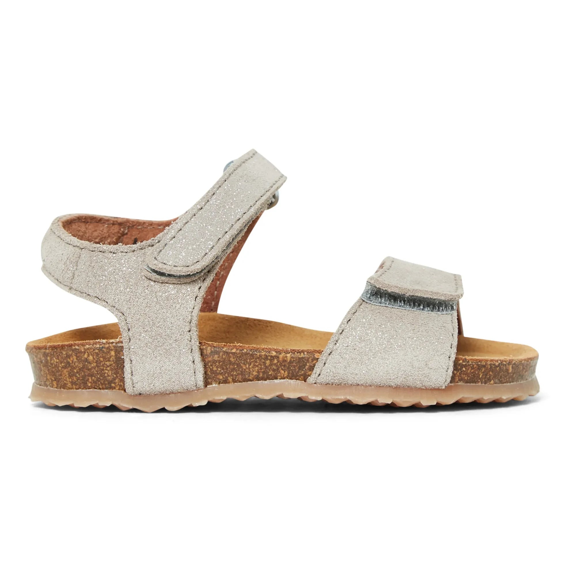 Pèpè - Two Con Me - Velcro Sandals | Silver