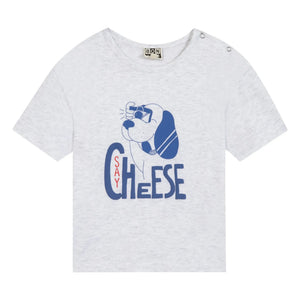 Bonton - Livo Say Cheese Spotted T-Shirt | Gray