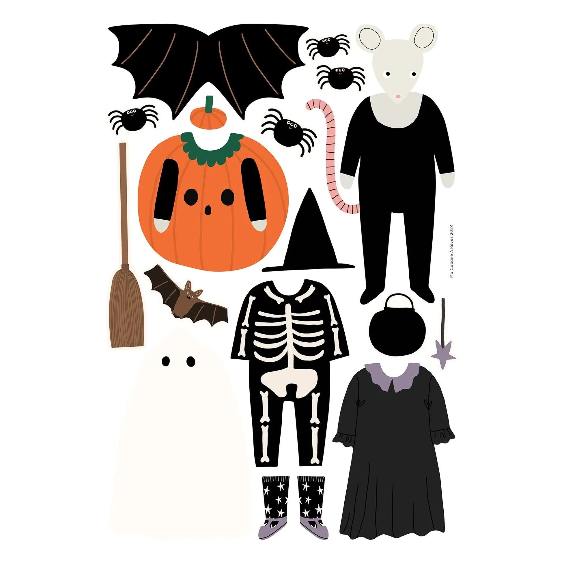 Ma Cabane à rêves - Bouh! Magnetic Halloween Magic Playset
