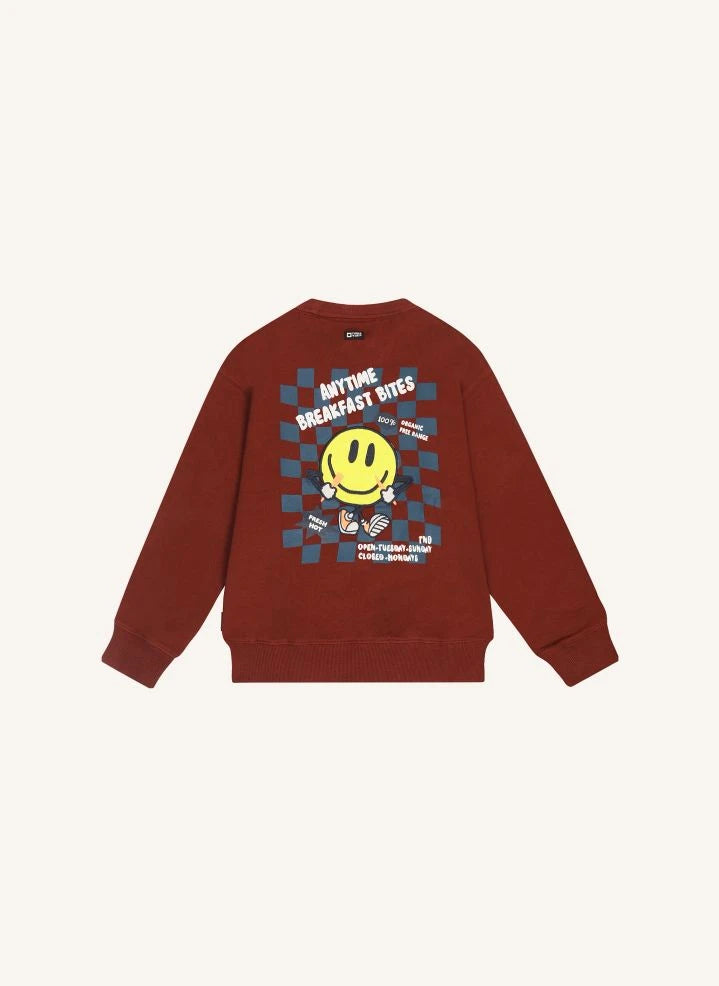 Tumble N'Dry - Harwich Organic Cotton Sweatshirt | Burgundy