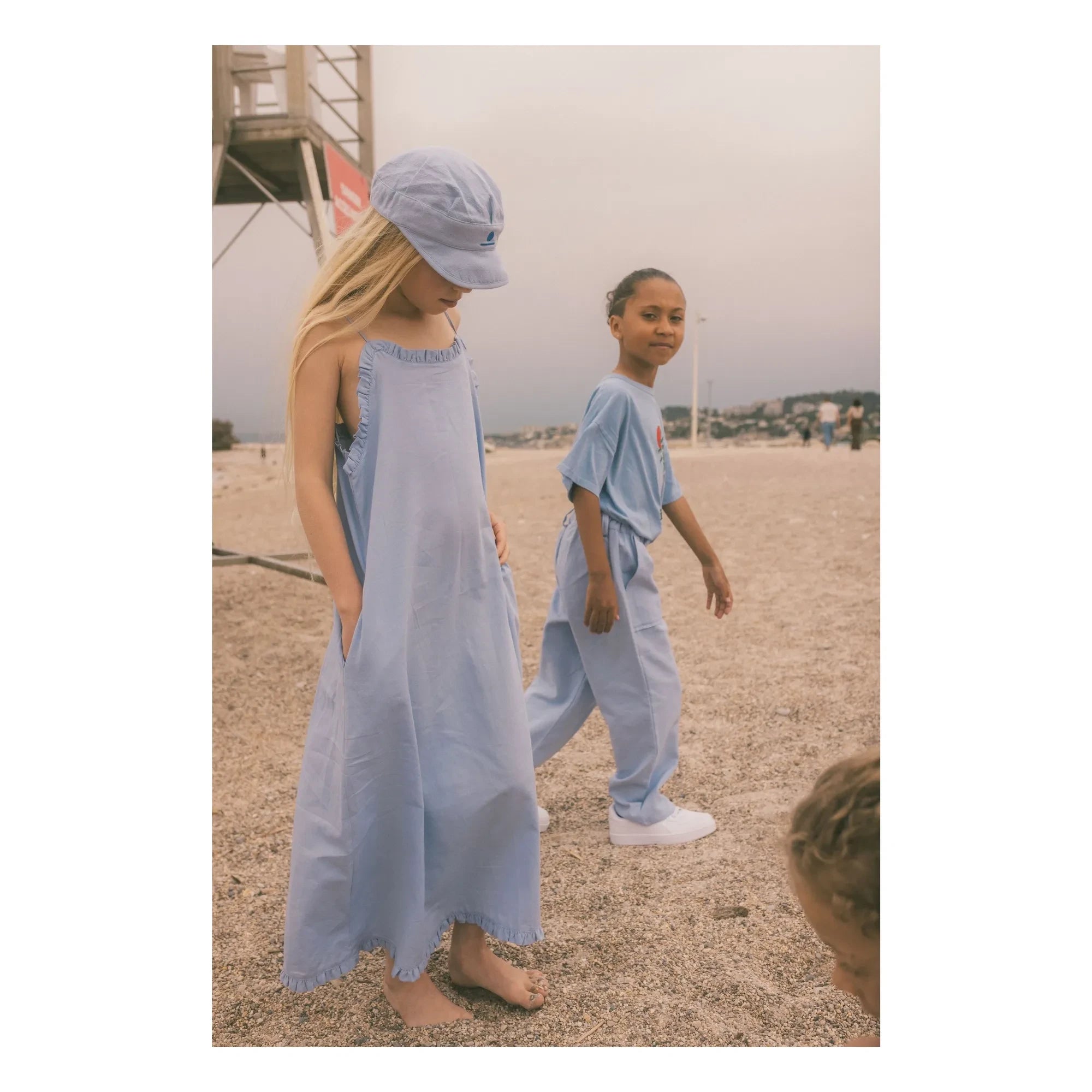 We Are Kids - Diane Organic Cotton Dress | Light Blue