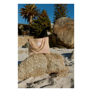 Studio Noos - Striped Beach Bag | Pale Yellow