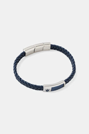 MASERATI erkek deri bileklik RECYCLED LEATHER