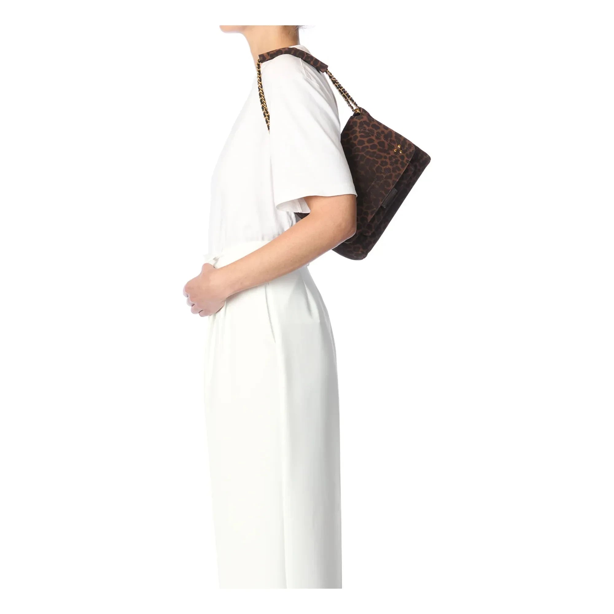 Jérôme Dreyfuss - Lulu M Leopard Bag | Brown