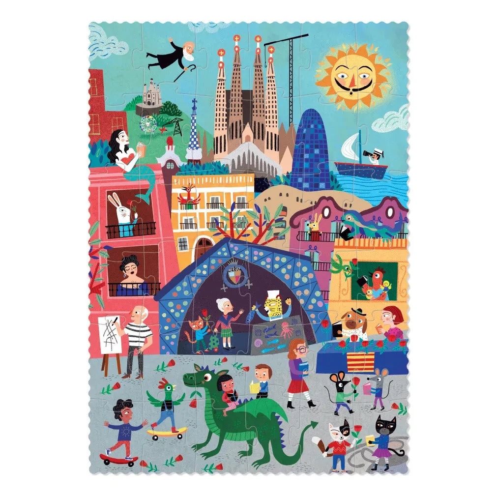Londji - Reversible Night/Day Barcelona Puzzle