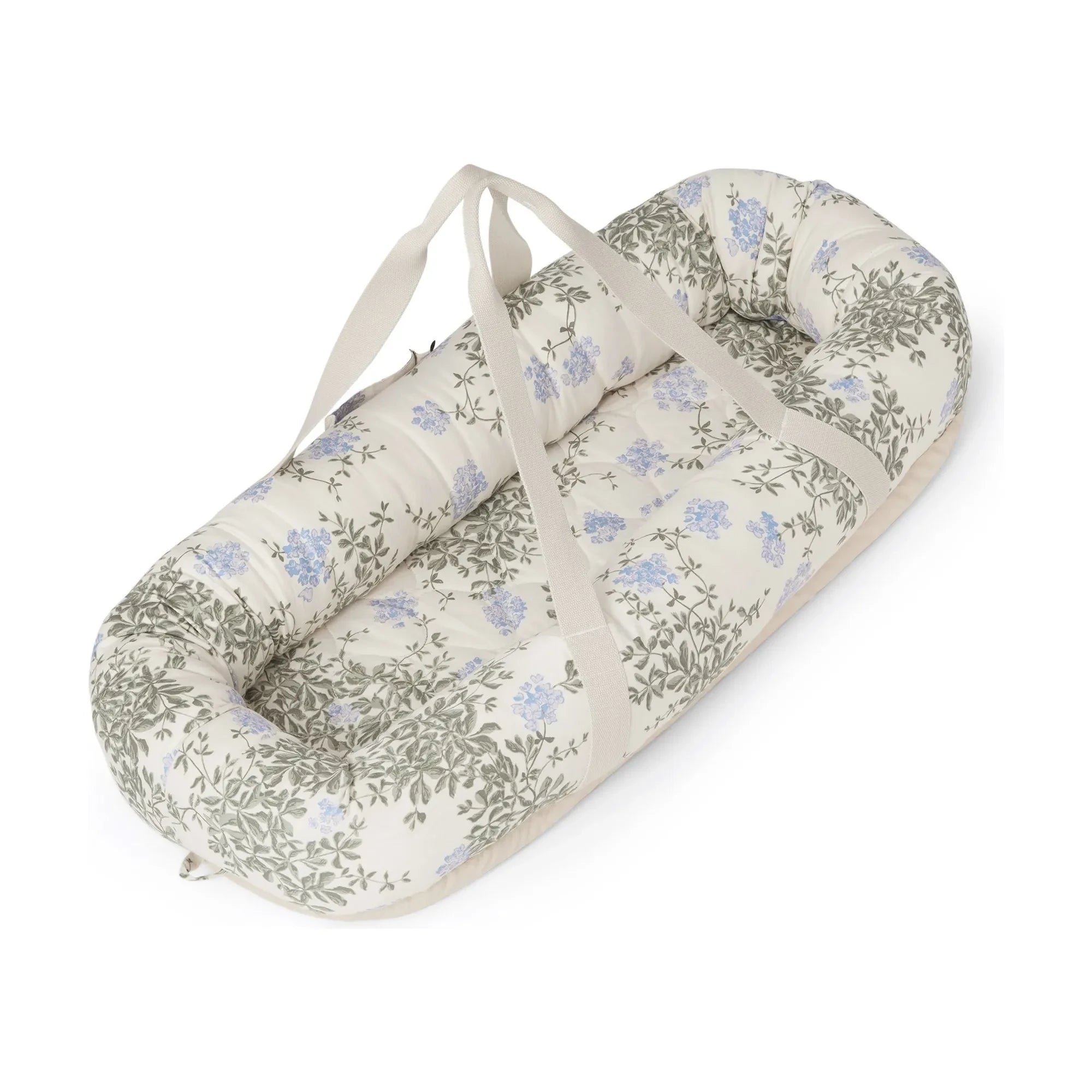 garbo&friends - Plumbago Basket Crib | Blue