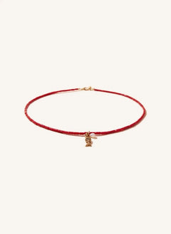 Camille Colette Studio - Pez Sea Bamboo Necklace | Red