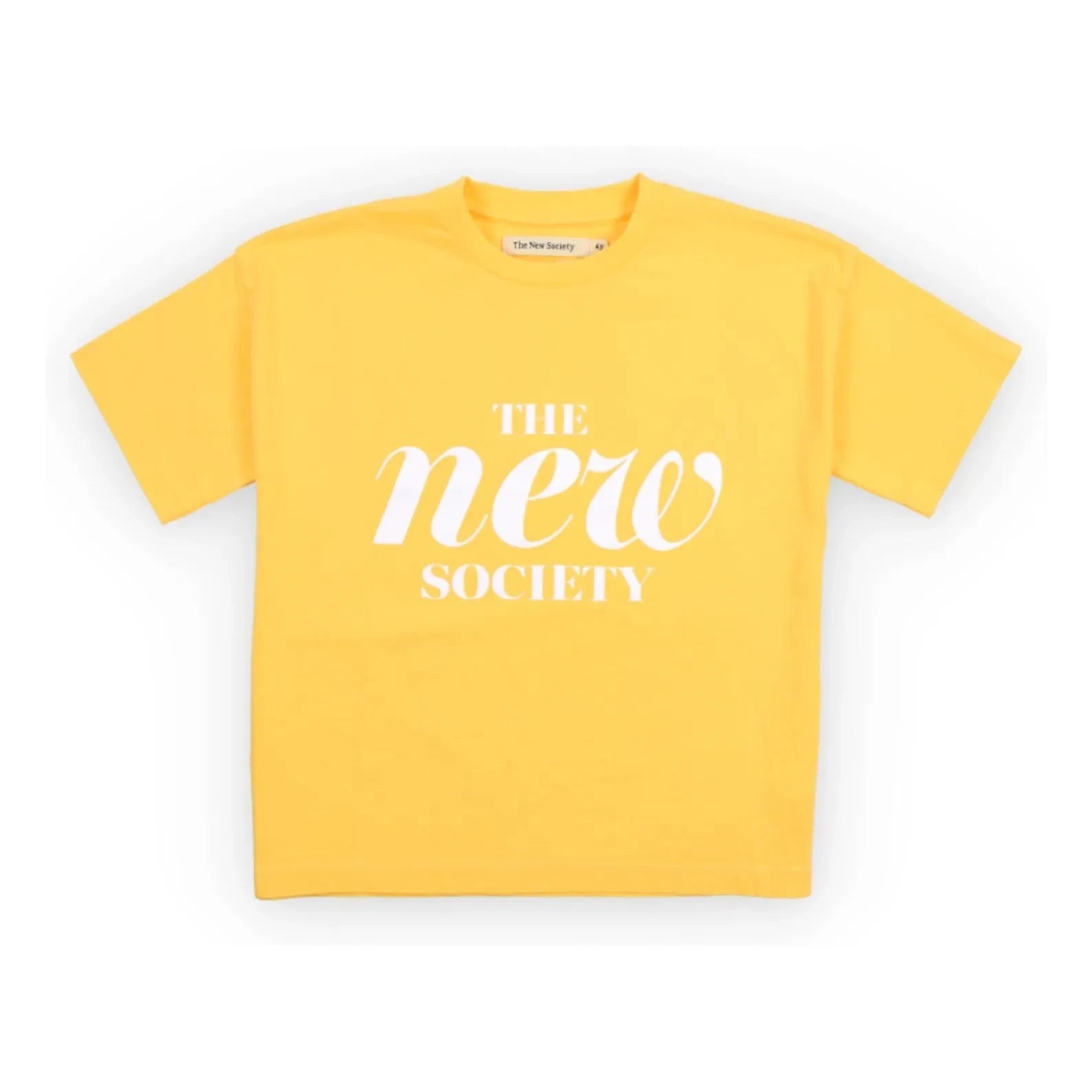 the new society - Maca T-Shirt | Yellow