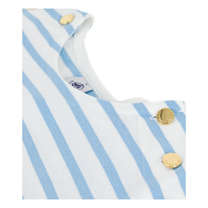 Petit Bateau - Blue Marinière Button Bell