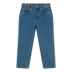 Petit Bateau - Düz Jean Pantolon Ham Organik Pamuk | Kot mavisi