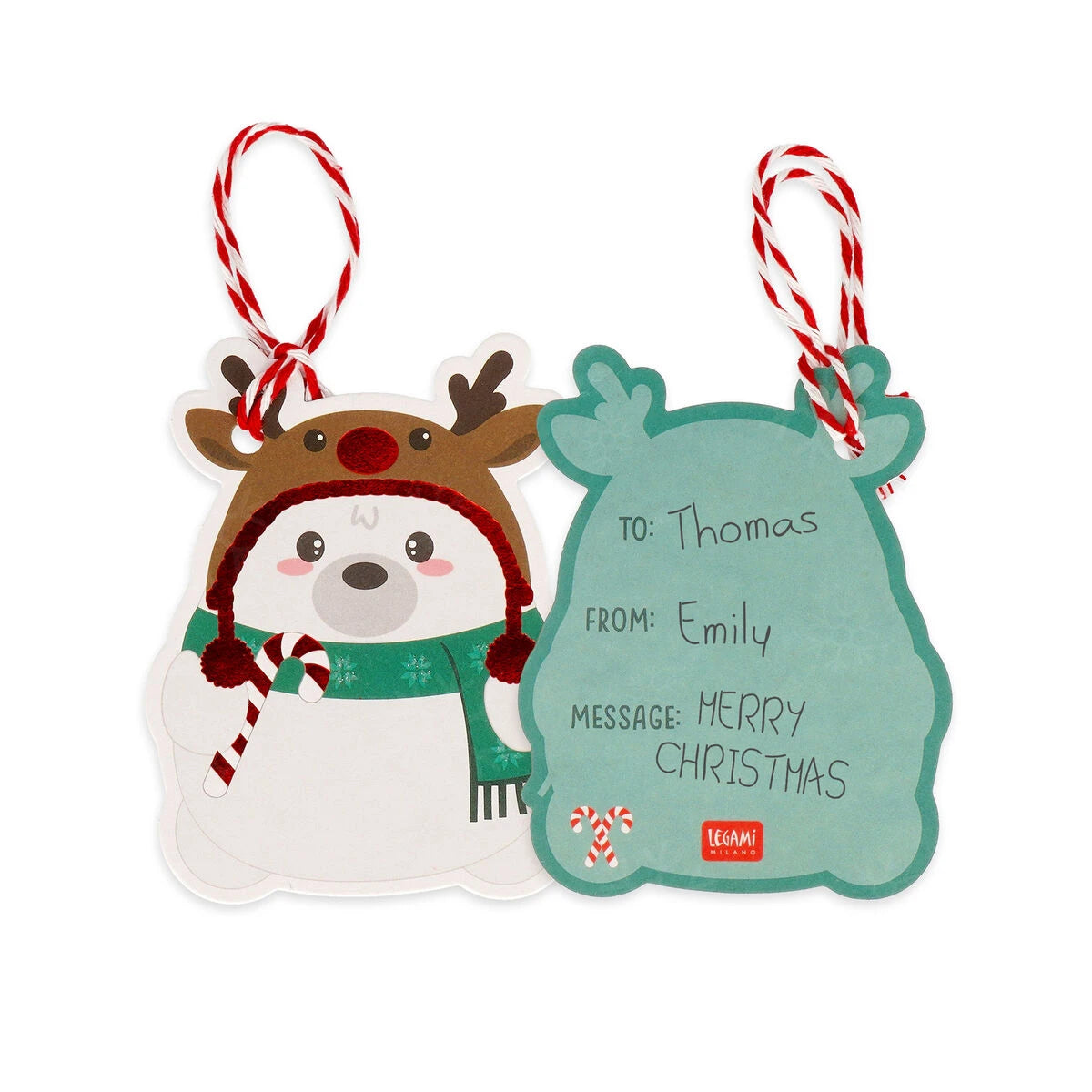Legami - Set of 10 Christmas Gift Tags