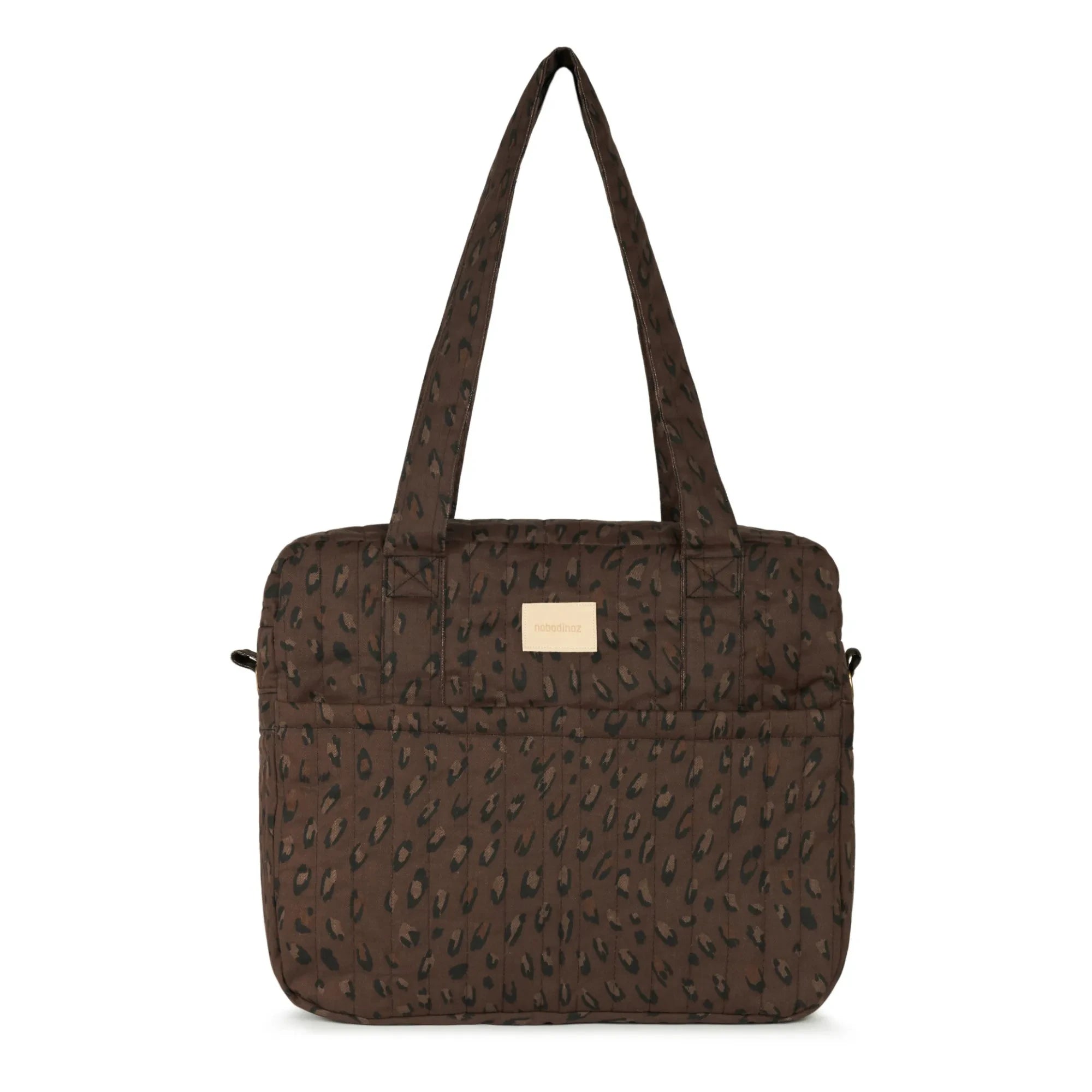Nobodinoz - Hyde Park Baby Changing Bag | Leopard
