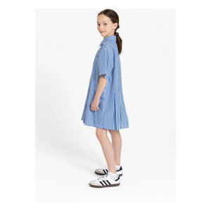 Finger in the Nose - Dakota Striped Dress | Blue