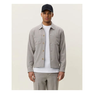 Les Deux - Veste Check Hybrid | Brown