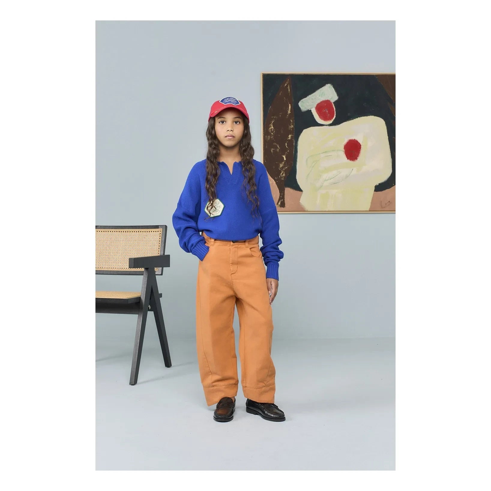 The Animals Observatory - Raven Owl Sweater | Blue