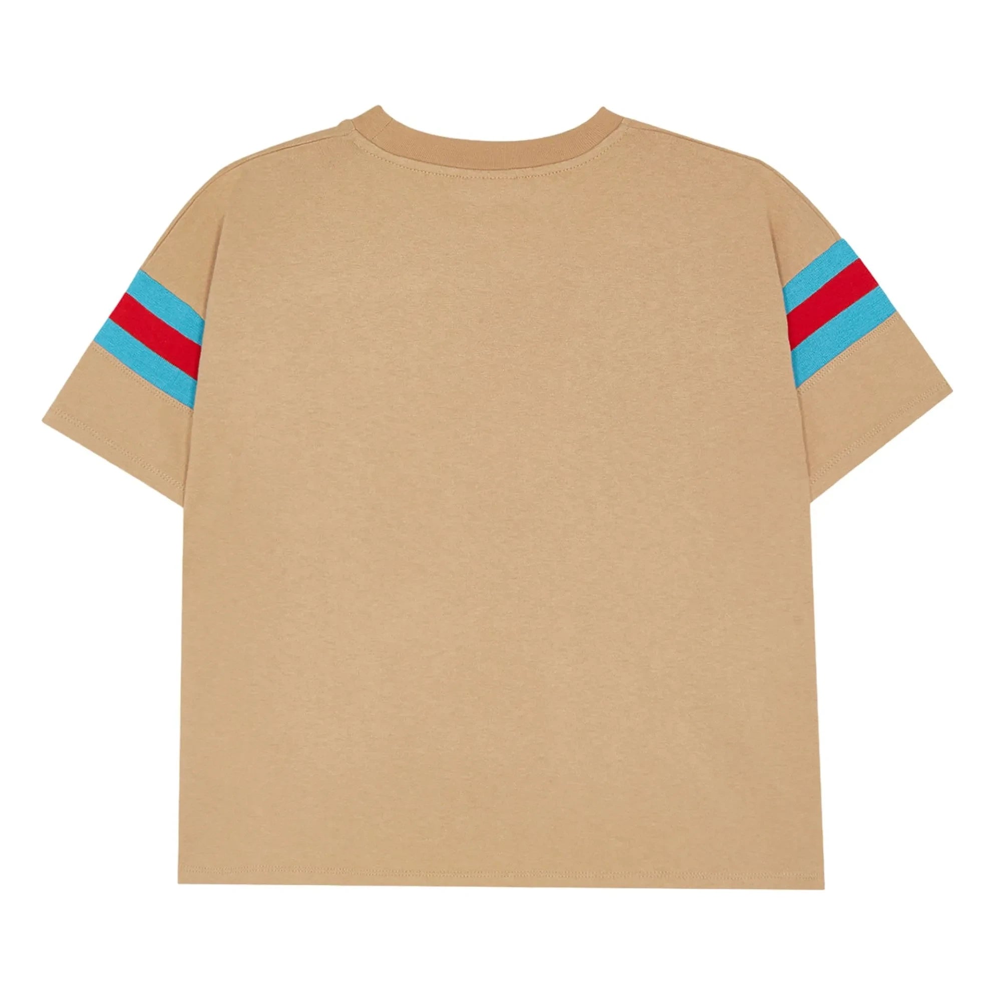 The Campamento - Contrast Striped T-Shirt | Camel