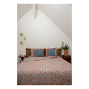 Louise Misha - Organic Cotton Noemie Duvet Cover | Orange