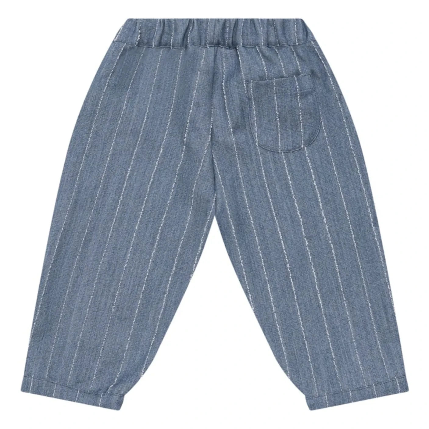 Donsje - Striped Mink Pants | Denim Blue