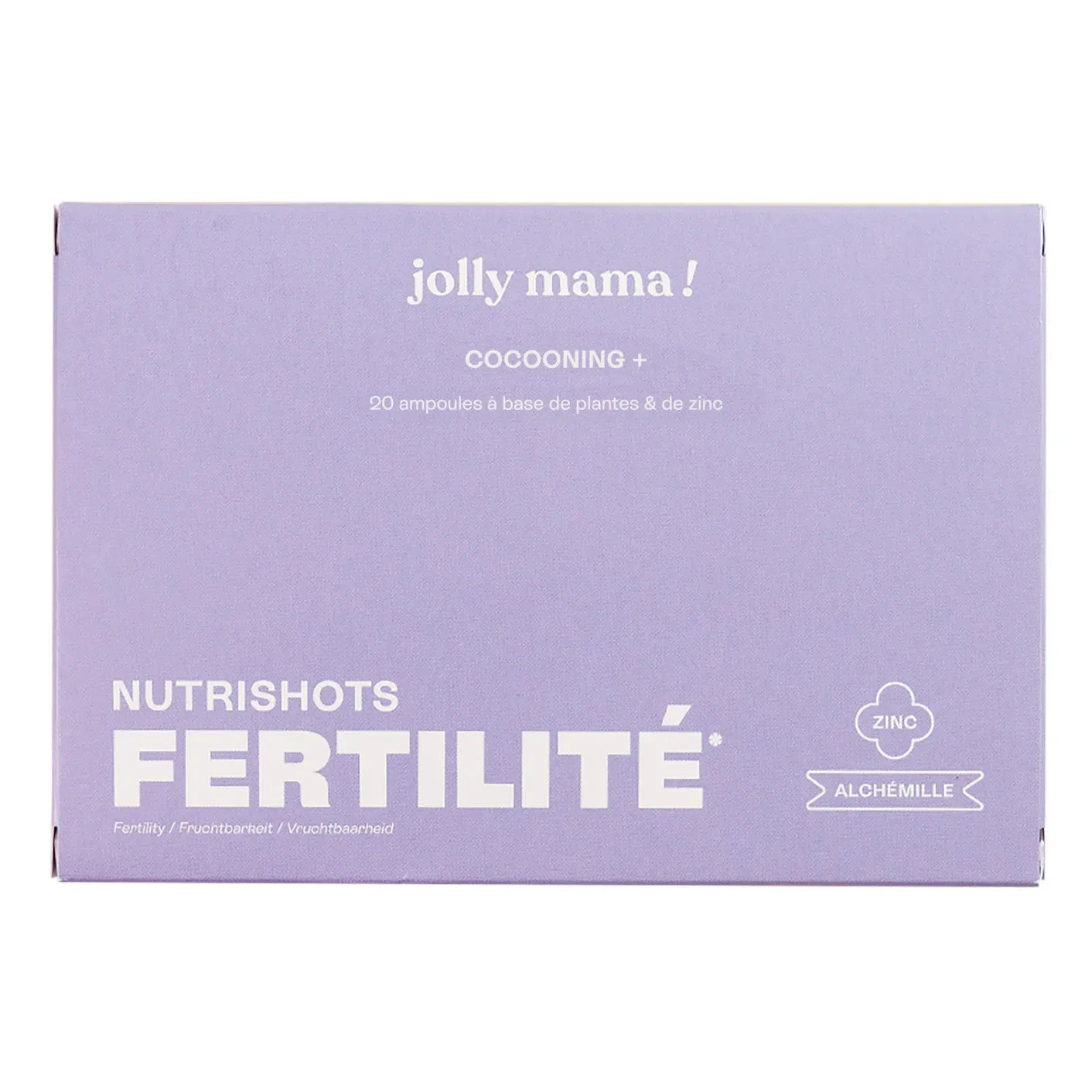 Jolly Mama - Nutrishots Boost Fertility Dietary Supplement - 20 x 10 ml Bottles