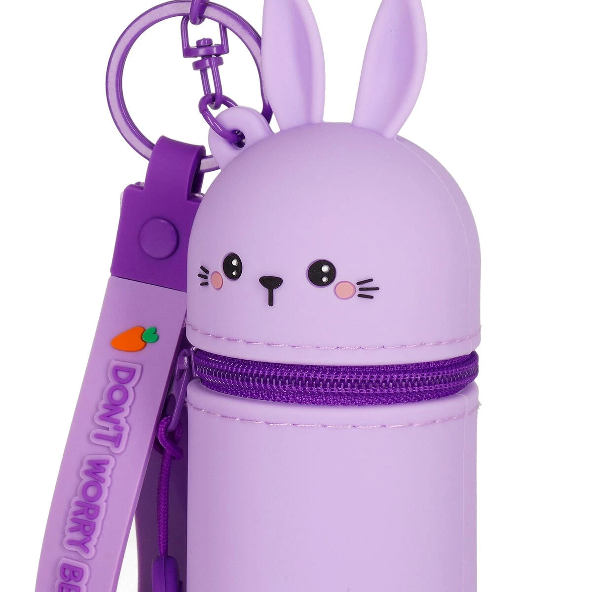 Legami - Rabbit Coin Purse with Keyring - Mini Kawaii