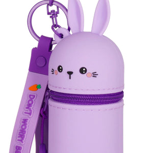 Legami - Rabbit Coin Purse with Keyring - Mini Kawaii