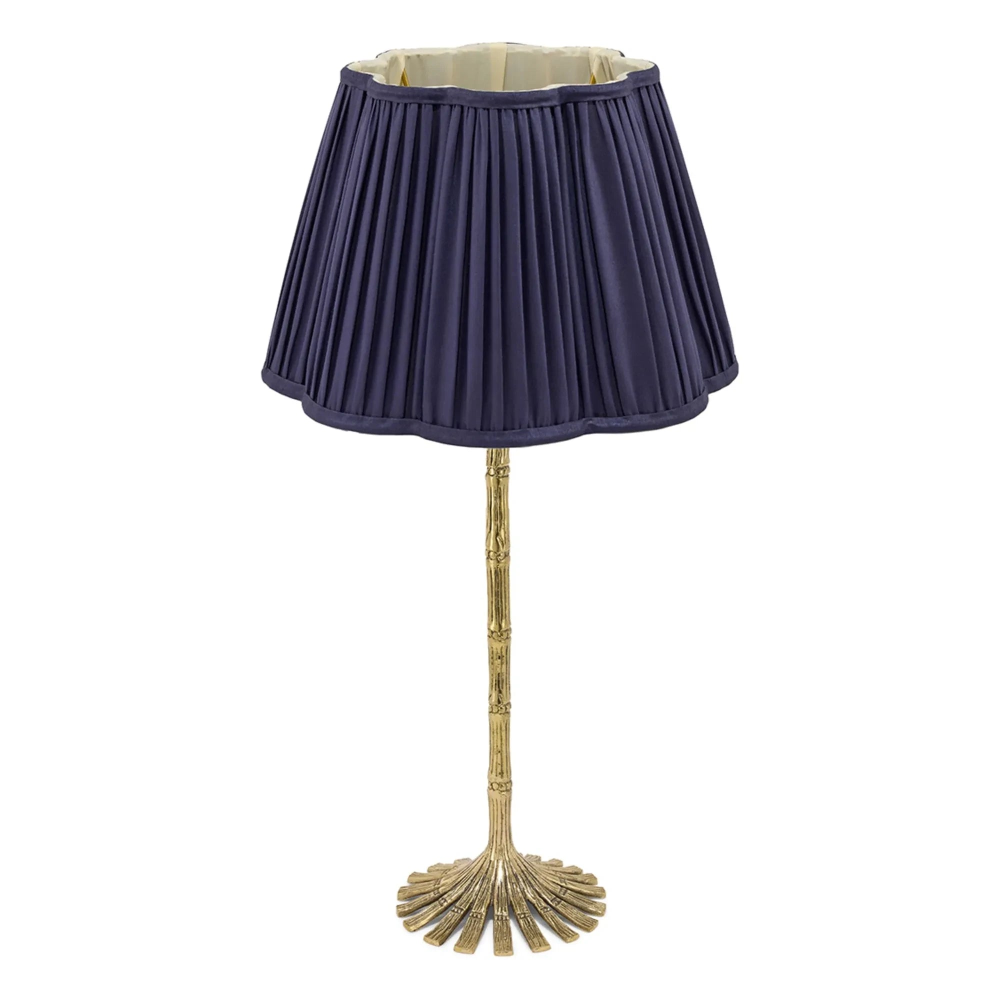 Doing Goods - Diya Silk Lampshade | Midnight Blue