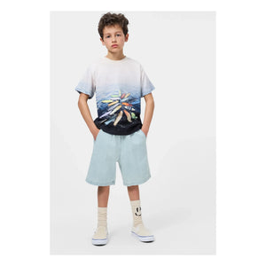 Molo - Avart Organic Cotton Denim Shorts | Denim Blue