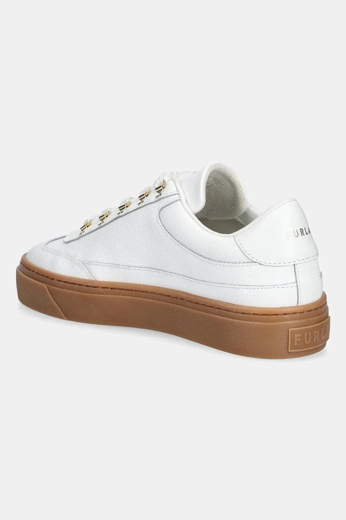 Furla Enjoy Lace-Up Sneaker Deri Spor Ayakkabı