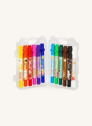 Legami - 12-Piece Teddy Friends Felt Tip Pen Set