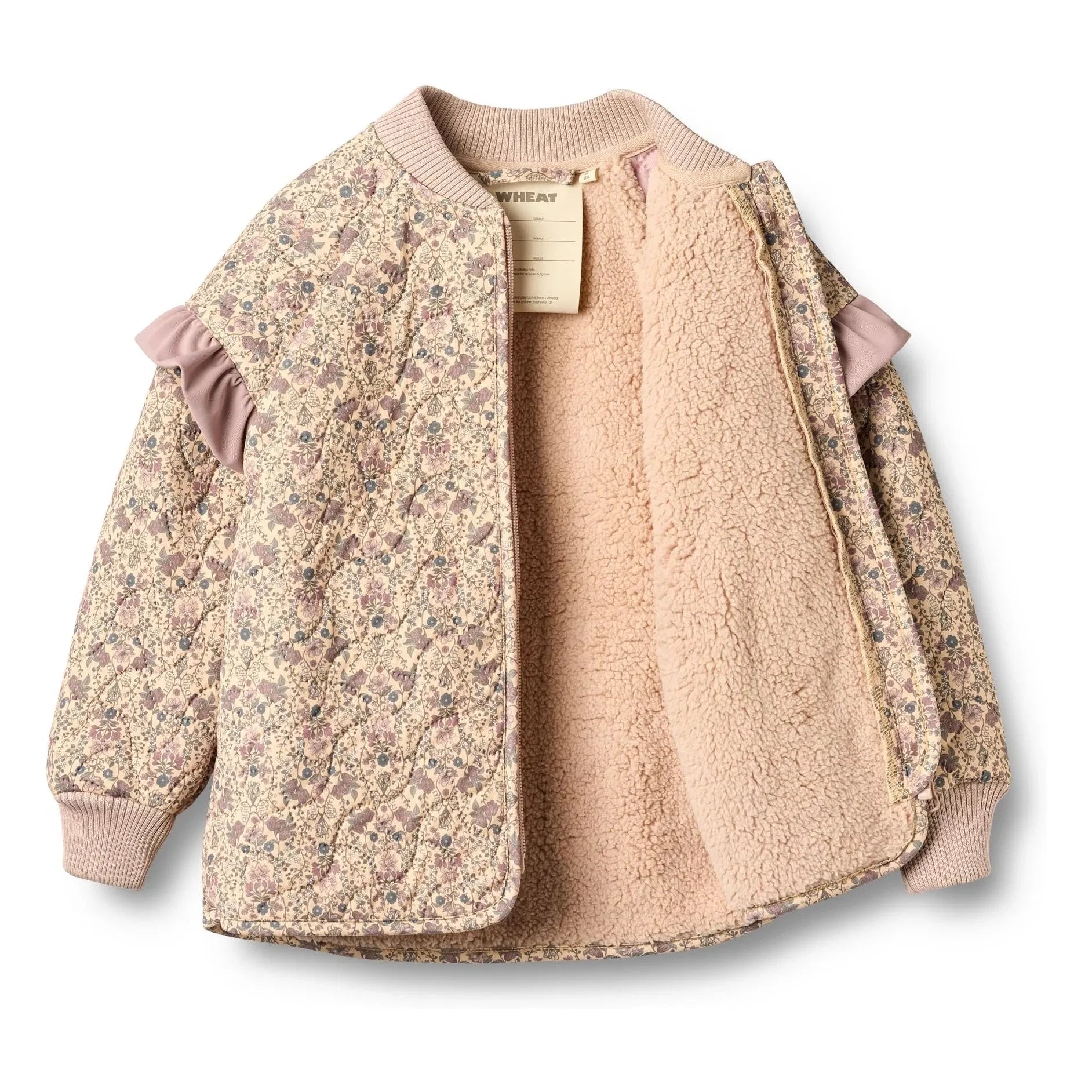 Wheat - Ellas Recycled Fiber Thermal Jacket | Pink