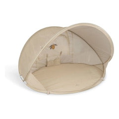Konges Sløjd - Small Foldable Beach Tent Tea Stripe | Beige