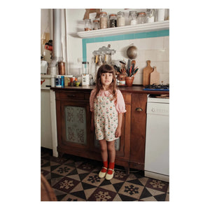 Emile et Ida - Tulip Shorts Overalls | Cream