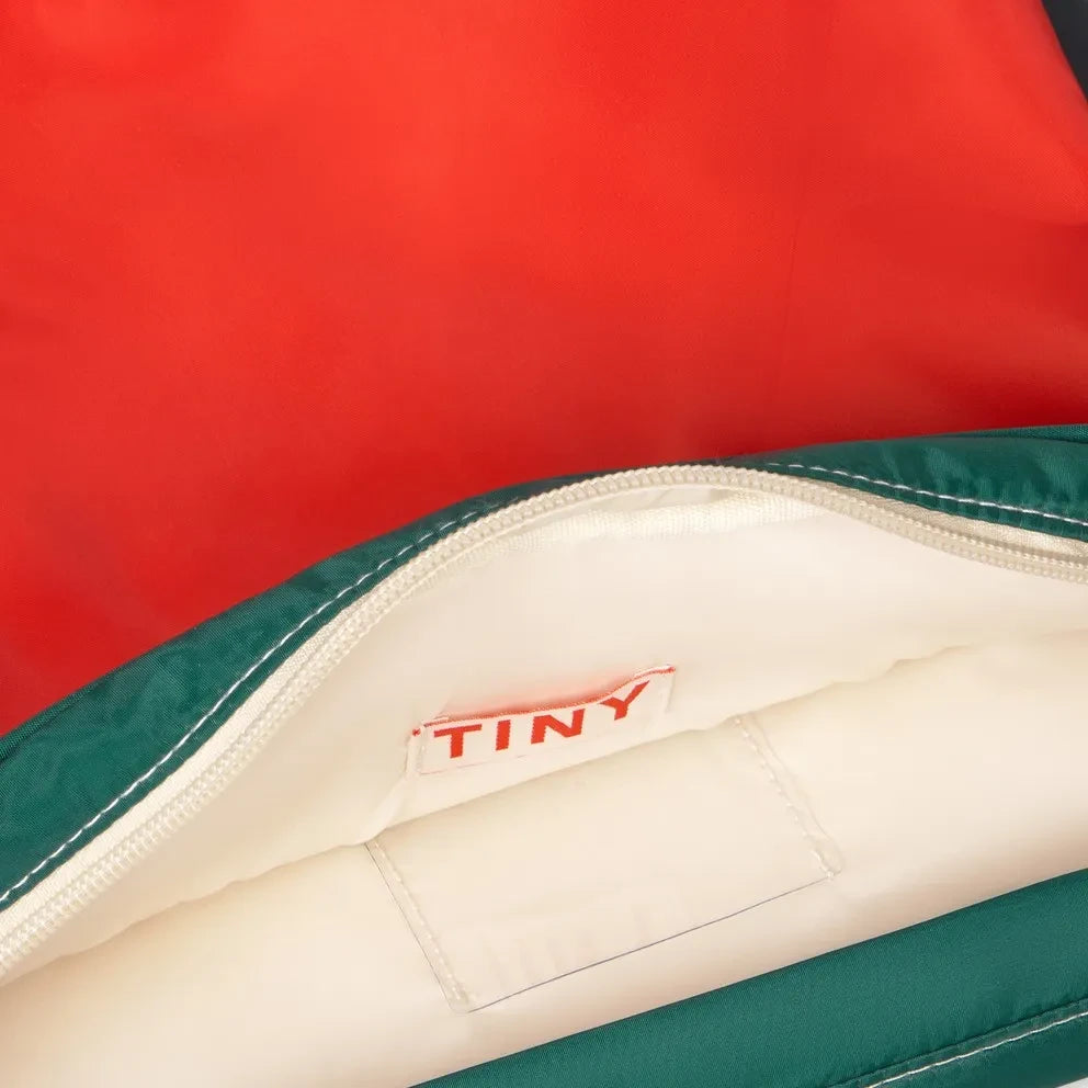 Tinycottons - Color Blocking Backpack | Red