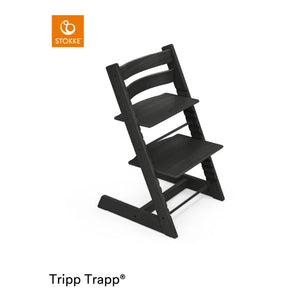 Stokke® - Tripp Trapp® Meşe Ahşap Mama Sandalyesi | Siyah