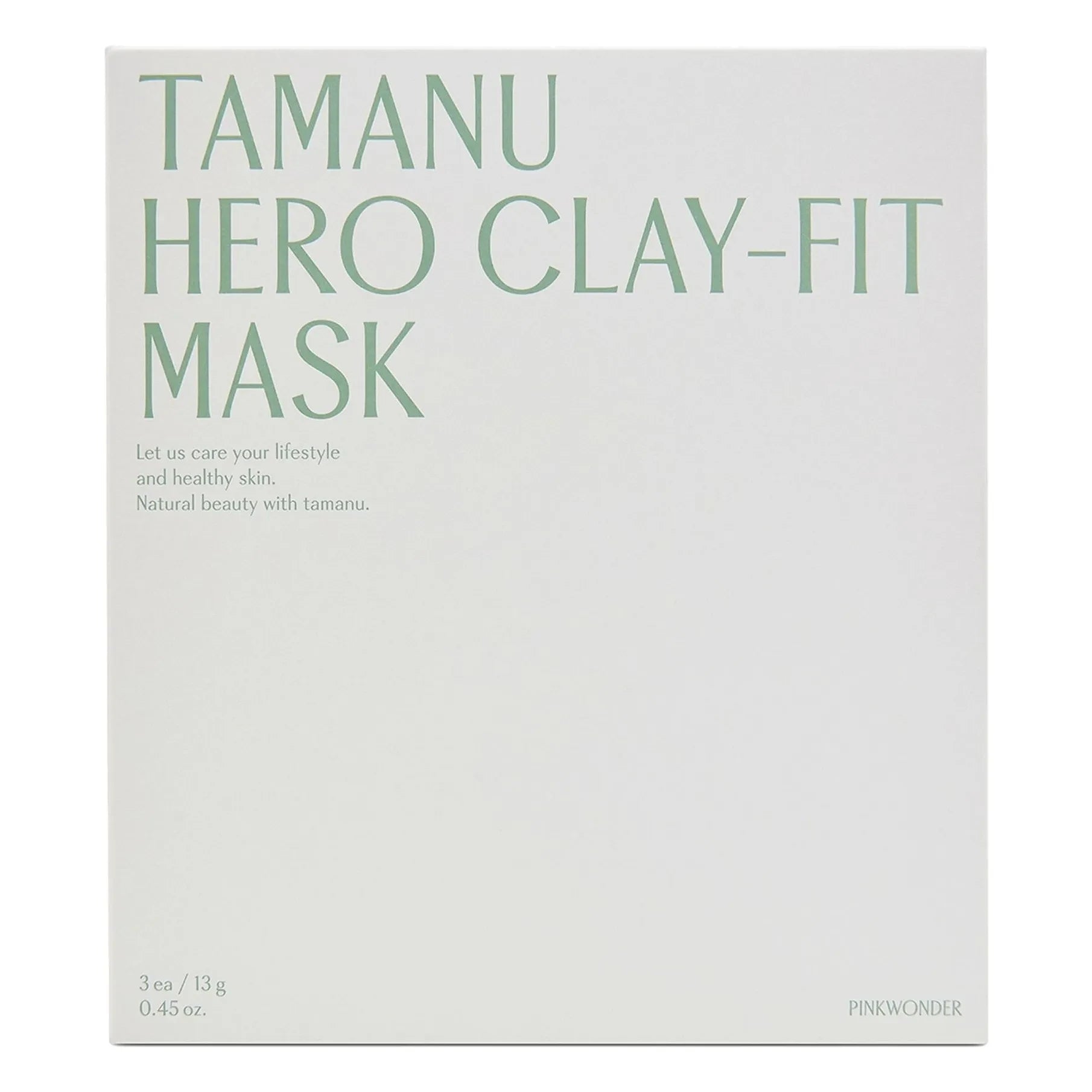 PINKWONDER - Tamanue Hero Clay Fit Mask - 3-Piece Set