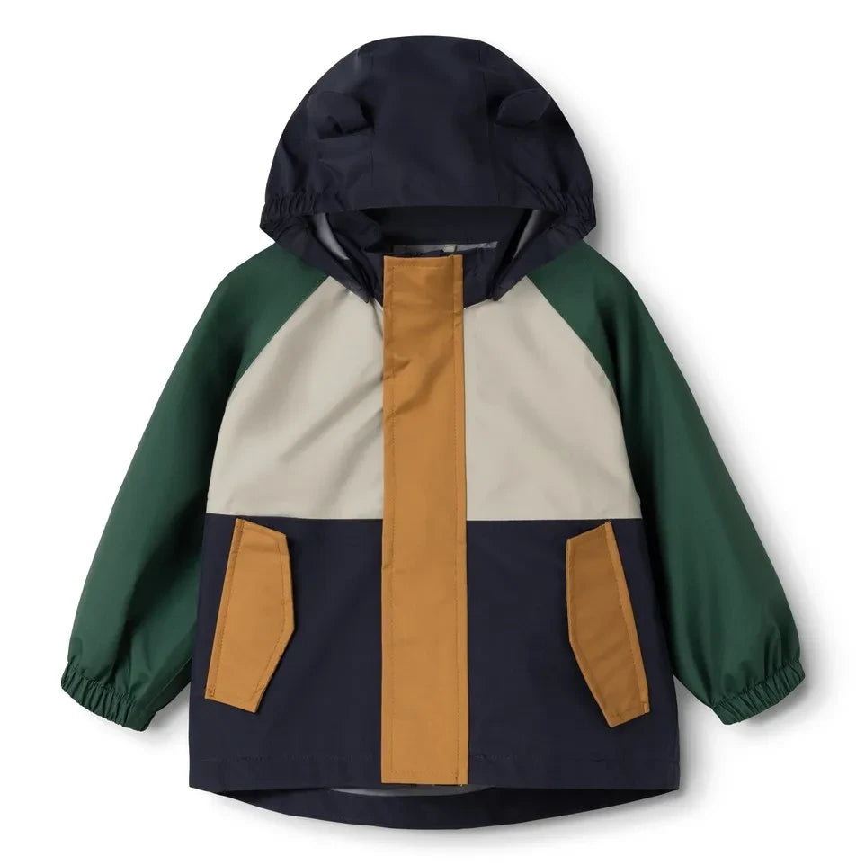 Liewood - Manu Colorblock Rain Set Made from Recycled Fibers | Dark green