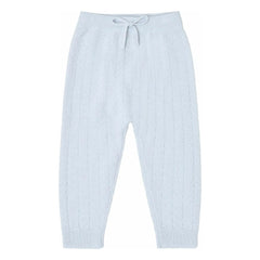 FUB - Zigzag Merino Yün Pantolon | Açık Mavi