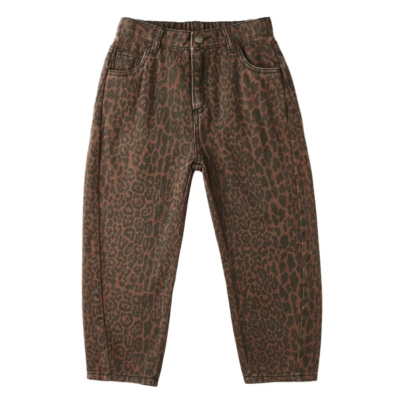Rylee + Cru - Leopard Barrel Pants | Brown