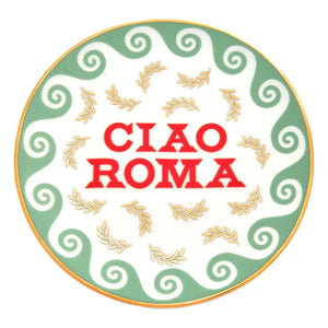 Bitossi - Ciao Roma Plate | Green