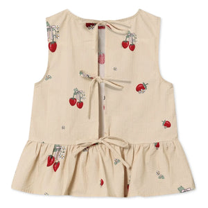 Fliink - Apple and Strawberry Top | Ecru