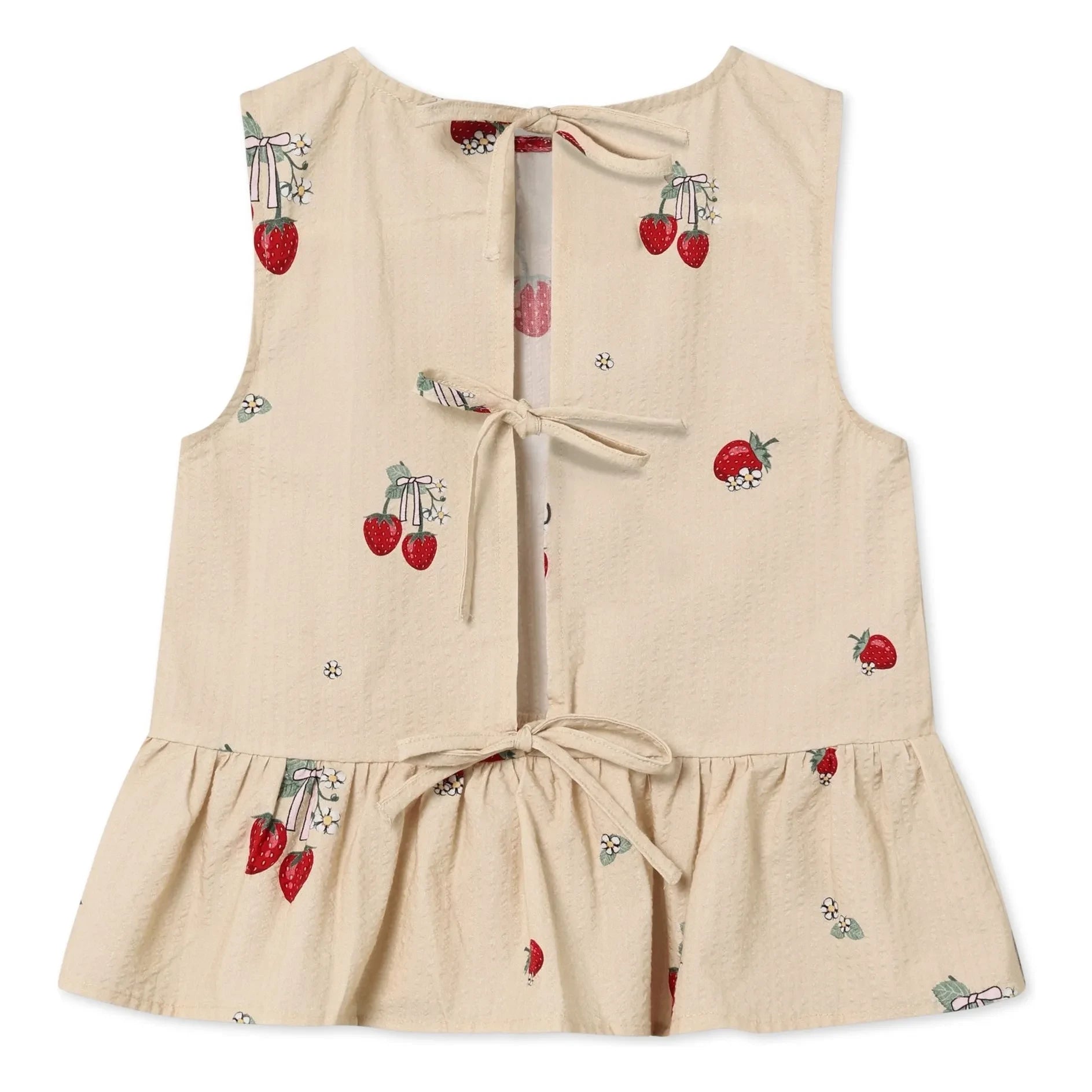 Fliink - Apple and Strawberry Top | Ecru
