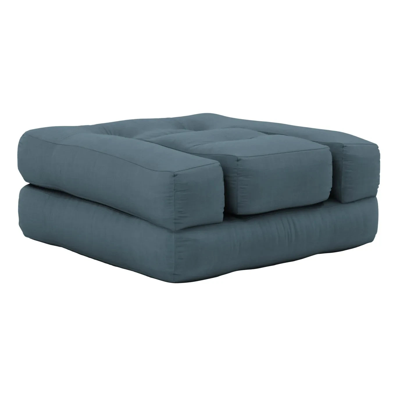Karup Design - Children's Cube Pouf Seat | Petrol Blue