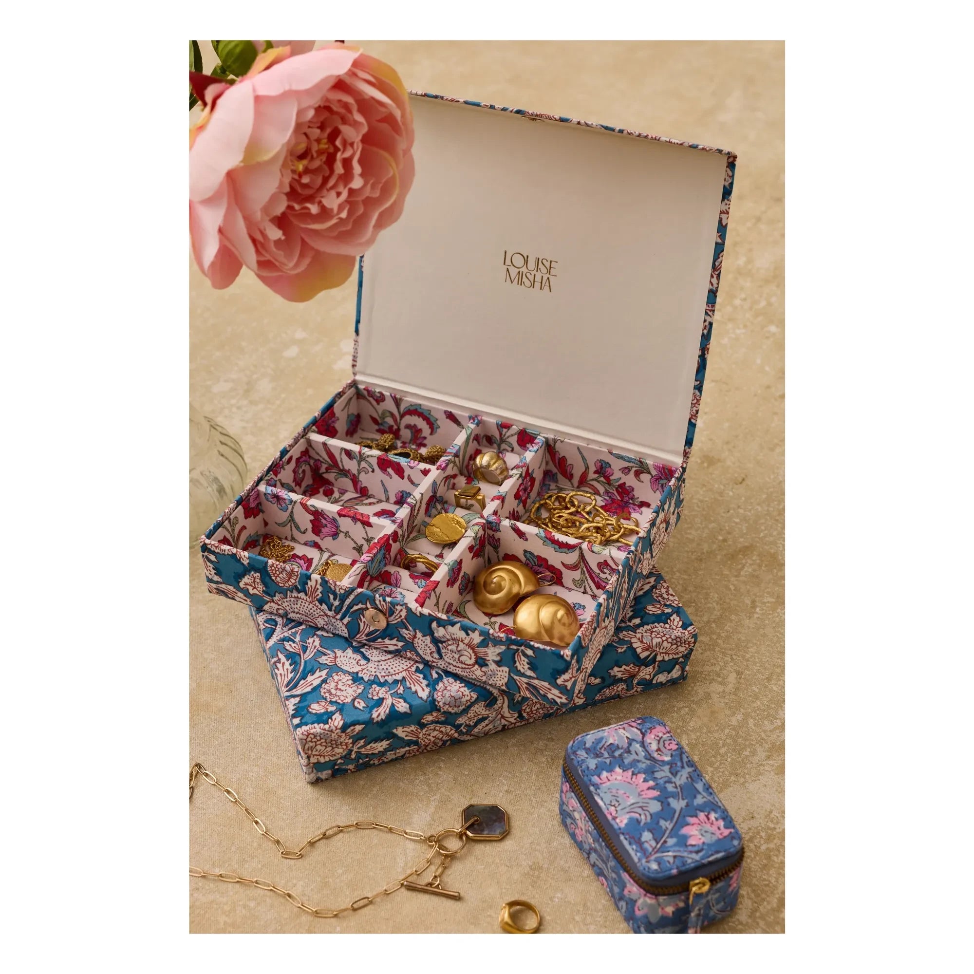 Louise Misha - Soumaa jewelry box | Blue