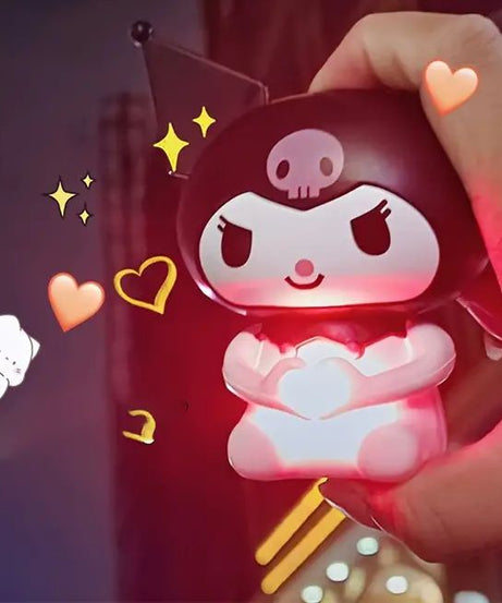 Sanrio - Kuromi Işıklı ve Sesli Oyuncak-Dinossi