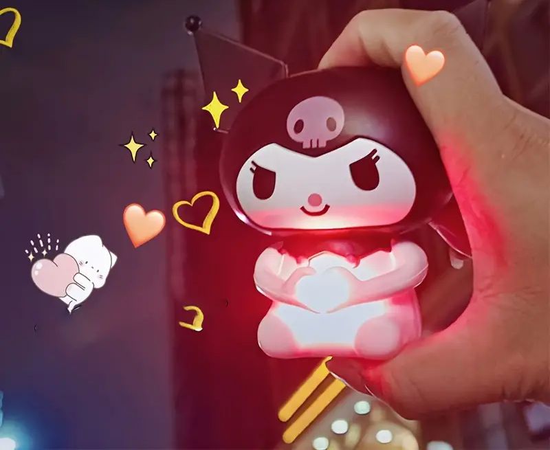 Sanrio - Kuromi Işıklı ve Sesli Oyuncak-Dinossi