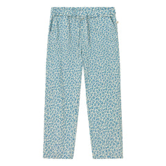 Cozmo - Bella Leopard Pants | Turquoise