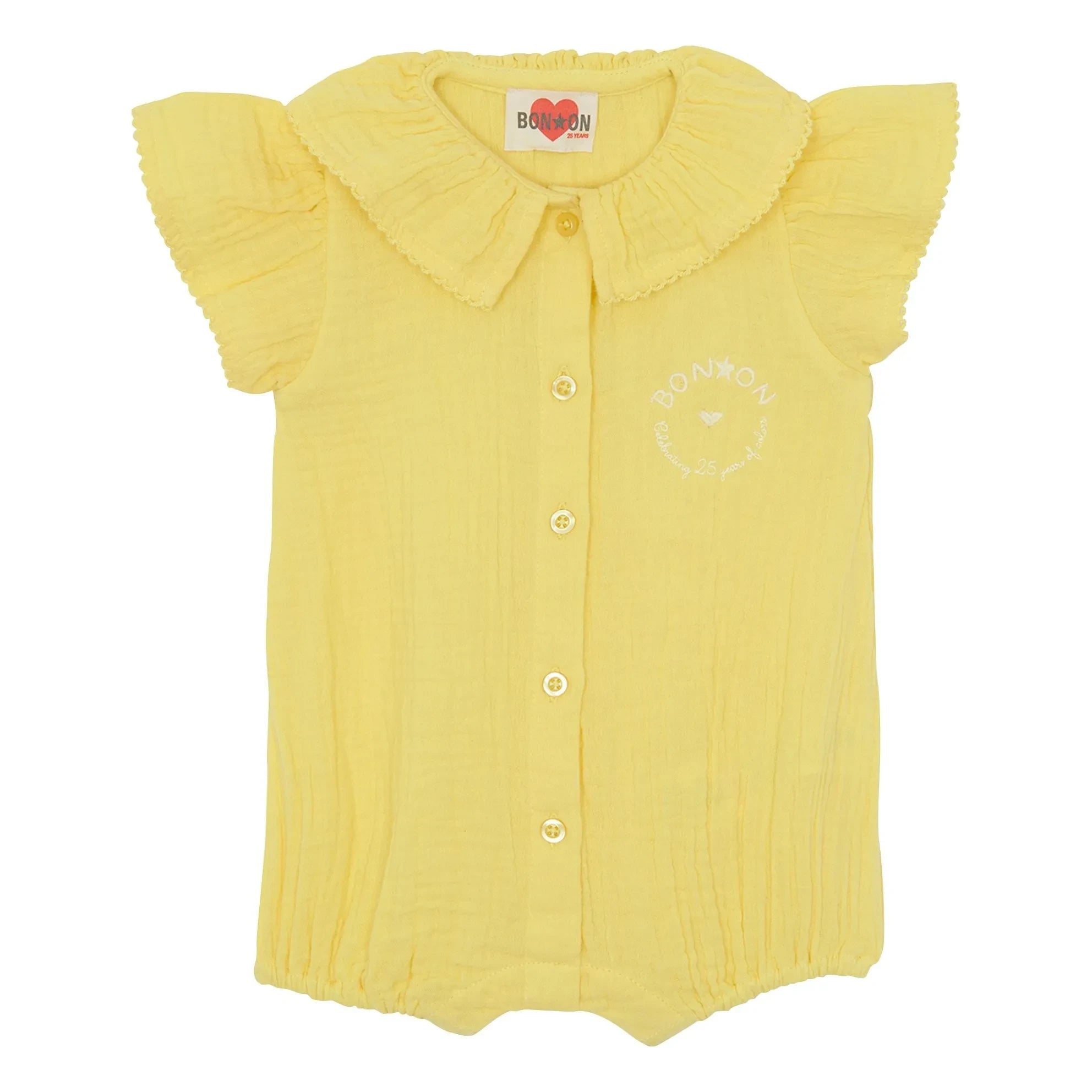 Bonton - Norma Claudine Collar Jumpsuit | Yellow