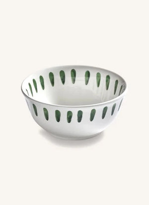 Serax - Charly Striped Bowls - Set of 2 | Green